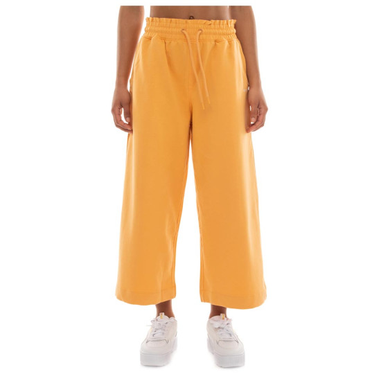 Be Nation Γυναικείο παντελόνι Terry Cropped 7/8 Wide Leg Pants